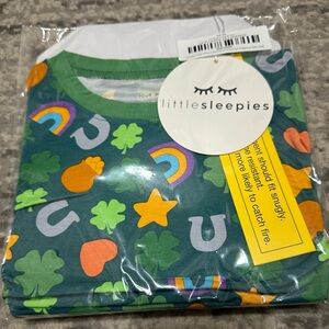 Little Sleepies New in Bag two-piece Lucky print pajamas. Size 5/6